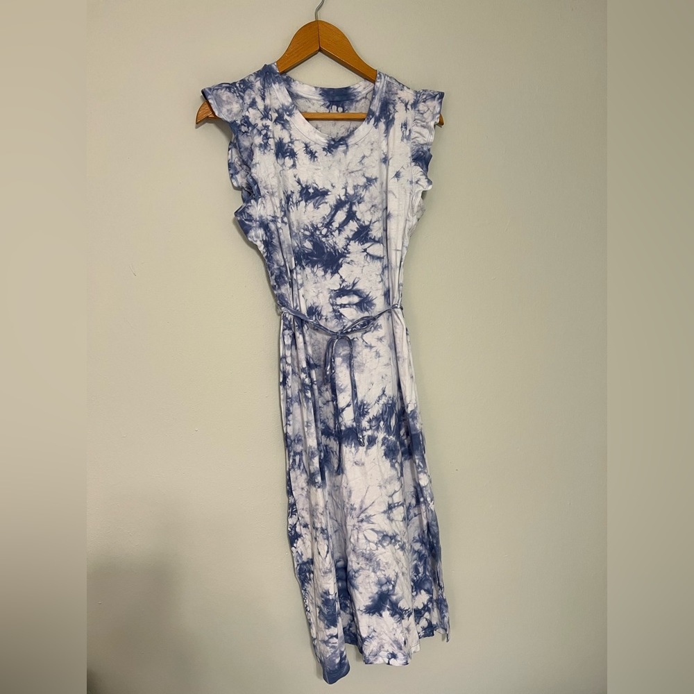 TimeAndTru navy tie dye dress